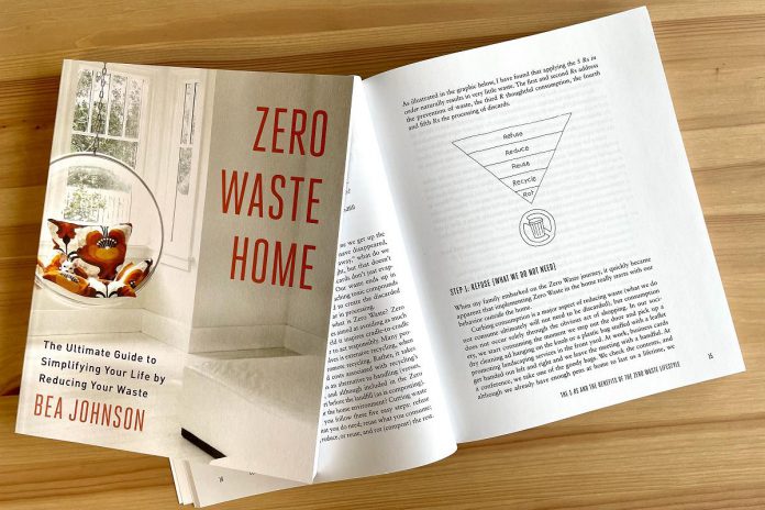 The 5 Rs that Bea Johnston outlines in her book "Zero Waste Home" offer a helpful guide to more sustainable gifting: refuse inherently wasteful or unwanted gifts and packaging, reduce how much stuff you give, reuse what you have (especially wrapping materials), choose compostable materials (rot), and recycle by selecting products made from recycled material that can also be further recycled. (Photo courtesy of GreenUP)