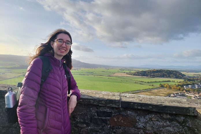 Earlier this year, Malaika Collette of Kawartha World Issues Centre went to COP26 in Scotland as a youth activist. "The Scottish land was breathtaking and empowers me to keep fighting for a better world." (Photo courtesy of Malaika Collette)