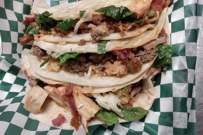 Mean Bean Burritos recently opened on Charlotte Street in Peterborough, claiming to have the biggest tacos in town. (Photo: Mean Bean Burritos)
