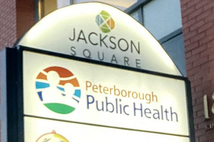 Peterborough police charged a 63-year-old man with uttering threats in connection with an incident at Peterborough Public Health's offices in downtown Peterborough on October 24, 2021. (File photo)