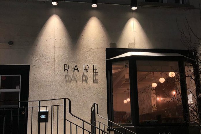 Rare Peterborough is one of four restaurants that have proactively closed for indoor dining temporarily due to close contacts with positive COVID-19 cases. Rare has contacted all diners who were at the restaurant on December 14, 2021 after a guest who dined there on that date tested positive. (Photo: Rare / Facebook)