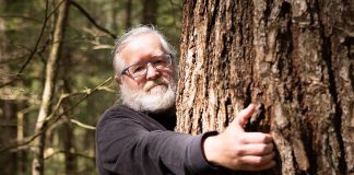 "Conserving Catchacoma" by Toronto-born documentary filmmaker Mitch Bowmile is one of 71 documentaries screening at the virtual 2022 ReFrame Film Festival from January 27 to February 4. The film raises awareness about the largest-known stand of old-growth eastern hemlock in Canada, located in a area of the Kawarthas known as the Catchacoma Forest. Pictured is Dr. Peter Quinby, chief scientist with the Peterborough-based non-profit Ancient Forest Exploration & Research. (Photo courtesy of Mitch Bowmile)