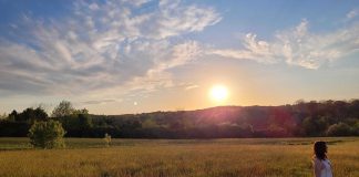 Performer Megan Murphy at 4th Line Theatre's Winslow Farm in Millbrook. The outdoor theatre's managing artistic director Kim Blackwell, whose "green wish" for 2022 is that everyone takes stock of their carbon footprint, says 4th Line will be looking at ways to cut down on waste and garbage at the farm property. (Photo: Jess McDougall)
