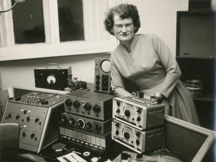 "Sisters with Transistors", screening at the virtual 2022 ReFrame Film Festival, documents the untold story of electronic music's female pioneers including Daphne Oram, who invented Oramics, a means of synthesizing sound by drawing waveforms, pitches, volume envelopes and other properties on film. (Photo: The Daphne Oram Trust)