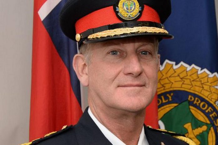 Scott Gilbert was appointed as chief of the Peterborough Police Service in July 2018. (Photo: Peterborough Police Service)