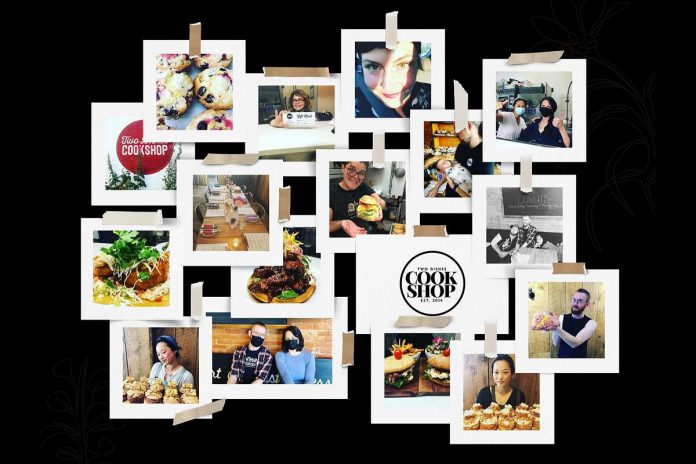 Two Dishes Cookshop in Peterborough posted this collage of photos in its social media announcement that the Charlotte Street neighbourhood restaurant is closing as of March 1, 2022 after eight years in business. (Graphic: Two Dishes Cookshop / Facebook)
