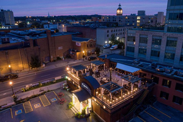 Located in the heart of downtown Peterborough near the Otonabee River and Millennium Park, U4 Rooftop Patio Bar has a fully licensed bar and includes bartending staff for every event. There's also a state-of-the-art sound system and outdoor heating to keep guests warm on chilly summer nights.  (Photo: U4 Rooftop Patio Bar)