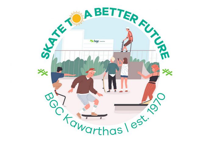  BGC Kawarthas' "Skate to a Better Future" project aims to begin construction on the new community skatepark in fall 2022. (Graphic courtesy of BGC Kawarthas)