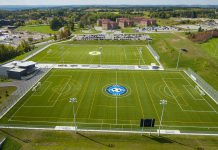 The Electric City Football Club will play men's and women's home games during its inaugural League1 Ontario season at the Fleming Sports Complex (pictured in 2018) at Fleming College's Sutherland Campus in Peterborough. (Photo: Act Global)