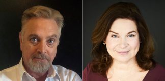 Canadian improv superstars Patrick McKenna and Linda Kash will lead a group of Second City alumni and Peterborough performers in klusterfork's "April Fools' Gold - The Joke's On Us", an evening of improv comedy at the Market Hall in Peterborough on April 1, 2022. Ticket buyers are encouraged to "pay it forward" by purchasing tickets for essential service and frontline workers. (Photos courtesy of klusterfork)