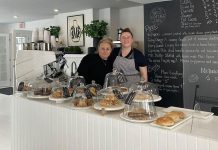 White Cottage Cafe, run by Brandy and River Watson, opened in Fenelon Falls in February and offers a variety of hot drinks, sandwiches, and baked goods. (Photo: White Cottage Cafe)