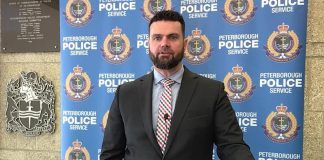 Detective Constable Keith Calderwood of the Peterborough Police Service talks about fraud, how you can protect yourself, and some resources to help during Fraud Prevention Month. (kawarthaNOW screenshot of YouTube video)