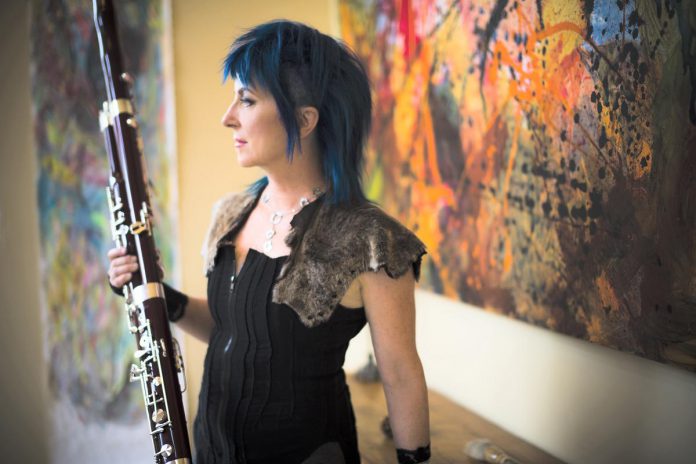 Nadina Mackie Jackson, the most widely recorded Canadian solo bassoonist in history, will be the special musical guest for "Wings of Sound" on March 12, 2022, the Peterborough Symphony Orchestra's first in-person concert at Showplace Performance Centre since the pandemic began. She will be performing on a bassoon made for her by Benson Bell of Douro-Dummer. (Photo: Bo Huang)