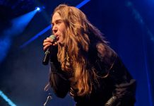 Serena Ryder performing at a by-invitation-only concert hosted by Peterborough Musicfest at Market Hall Performing Arts Centre in downtown Peterborough on March 22, 2022. (Photo: Bruce Head / kawarthaNOW)