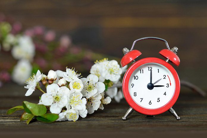'Spring forward' by an hour when daylight saving time begins on the second Sunday of March. (Stock photo)