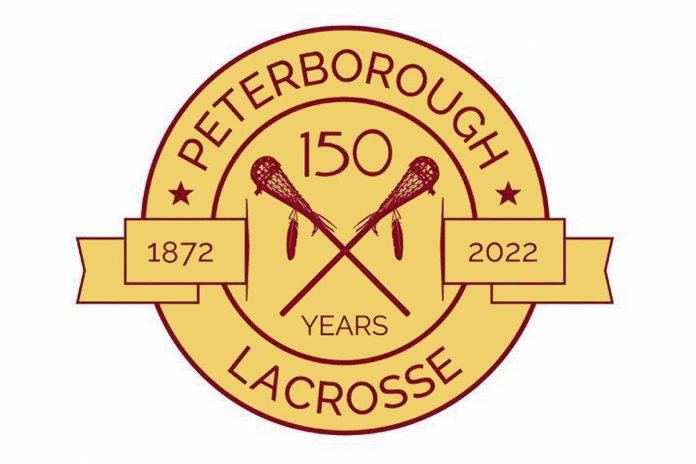 The logo for the 150th anniversary of lacrosse in Nogojiwanong-Peterborough was revealed earlier this year by a local committee headed by Tim Barrie.