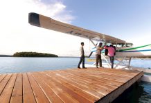 A float plane at Elmhirst's Resort in Keene. (Photo: Province of Ontario)