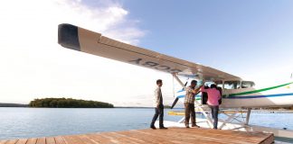 A float plane at Elmhirst's Resort in Keene. (Photo: Province of Ontario)