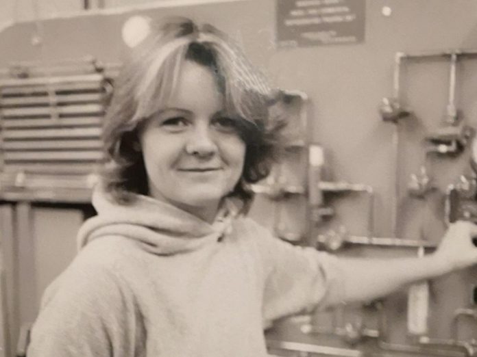 Linda Forth pictured at Georgian College in Barrie in the late 1970s. (Supplied photo)