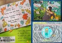 Three of the 119 decorated envelopes and postcards that Peterborough writer Erica Richmond and North Carolina artist and author Shannon Fitzgerald received from 52 people from 11 different countries around the world during for their "The Mail Art Stories Project: Mail Art in the Time of Covid-19" project during the first 18 months of the pandemic. A book about the project is set to be released on April 20, 2022. (Photos: The Mail Art Stories Project @mailartstories / Instagram)