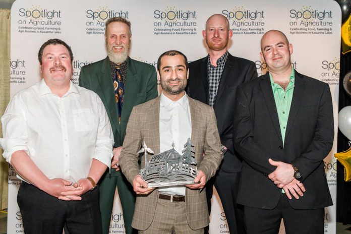 Simcoe Street Meat Packers near Manilla received the Excellence in Agriculture Award  at the Kawartha Lakes Spotlight on Agriculture gala and awards event on March 25, 2022. (Photo: Sugar Bug Photography)