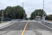 The Warsaw Road Bridge on Parkhill Road between Television Road and Armour Road. (Photo: Bruce Head / kawarthaNOW)