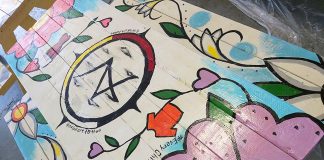 One of the picnic tables painted by a local artist as part of the Town of Cobourg's Painted Picnic Table Program in 2021. (Photo: Town of Cobourg / Facebook)