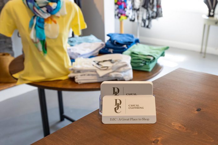 DJ Casual Clothing in Apsley is open from 11 a.m. to 5 p.m. Tuesday to Sunday until its grand opening on the Victoria Day long weekend, after which it will be open seven days a week through the summer, from 10 a.m. until 6 p.m. Monday through Saturday and from 11 a.m. until 4 p.m. on Sundays. (Photo: Heather Doughty)
