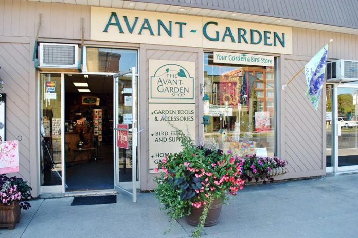 The Avant-Garden Shop, open year-round in downtown Peterborough, offers a wide range of garden tools and accessories, bird feed and supplies, and home and garden décor. (Photo courtesy of The Avant-Garden Shop)