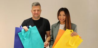 Through their established business ReGreen, Dmitriy and Laura Sevostyanova have been manufacturing eco-bags in Kazakhstan since 2015. The entrepreneurial duo are the first international clients of the Innovation Cluster Peterborough and the Kawarthas under the federal goverment's Start-up Visa Program, with another 40 companies under the program awaiting additional government documents so they can come to Peterborough. (Photo courtesy of Innovation Cluster)