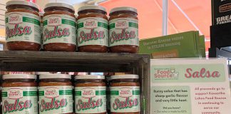 Kawartha Lakes Food Source salsa is available at Burns Bulk Food in Lindsay and 14 other locations in Kawartha Lakes and the Peterborough area. Proceeds from sales help to offset operating expenses such as rent for Kawartha Lakes Food Source, a non-profit organization that procures and distributes food to 35 local agencies and delivers food literacy programs. (Photo: Burns Bulk Food / Facebook)