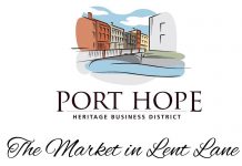 The Market in Lent Lane in downtown Port Hope runs every Thursday afternoon and evening from May 26 until October 13. (Graphic: Port Hope HBIA)