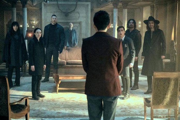 In the third season of The Umbrella Academy, the dysfunctional adopted superhero family returns from the past to an altered timeline where their father has adopted a slightly different set of children and named them the Sparrow Academy. It premieres on Netflix on June 22, 2022. (Photo: Netflix)