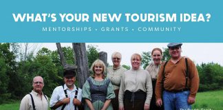 The "Spark" Mentorships and Grants Program, led by the Tourism Innovation Lab in collaboration with Peterborough & the Kawarthas Tourism, is encouraging entrepreneurs, small businesses, and organizations in the City and County of Peterborough to submit tourism ideaas for a chance to win a $3,000 seed grant and a three-month mentorship. (Graphic courtesy of Peterborough & the Kawarthas Economic Development)