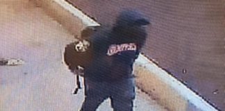 The suspect in the theft of around $19,000 worth of jewellery and cash from a jewellery store in Lansdowne Place Mall on May 30, 2022. (Police-supplied photo)