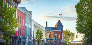 A view of George Street looking north in downtown Peterborough. (Photo: Peterborough DBIA)