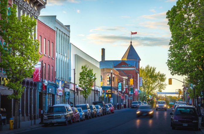 A view of George Street looking north in downtown Peterborough. (Photo: Peterborough DBIA)