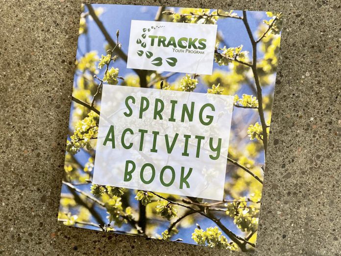 The TRACKS Spring Activity Book, available in the GreenUP Store, includes hours of guided activities and learning to engage your learners with integrated sciences and land-based learning. (Photo: Kristen Larocque)