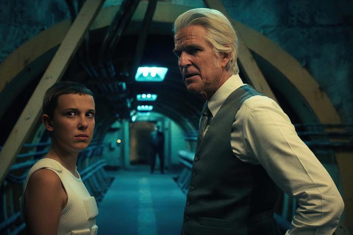 Millie Bobby Brown as Eleven and Matthew Modine as Dr. Martin Brenner in the fourth season of the Netflix hit Stranger Things. The final two episodes will be released on Friday, July 1. (Photo: Netflix)