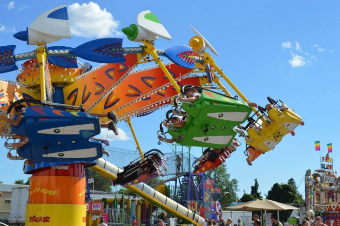 A ride in the midway at the 2016 Peterborough Exhibition. (Photo: Peterborough Agricultural Society / Facebook)