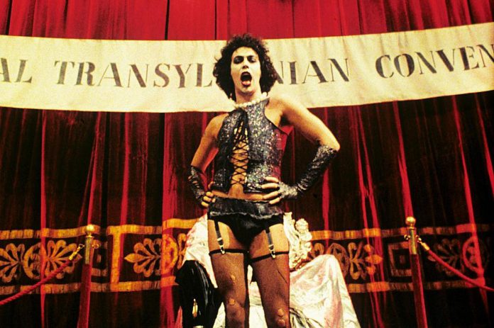 Tim Curry in drag as Frank N Furter in 1975's "The Rocky Horror Picture Show". The film is screening at the Aron in Campbellford on June 23 as part of the 2022 Trent Hills Pride Festival. (Photo: Twentieth Century Fox)
