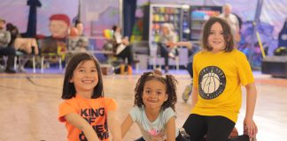 Time 2 Hoop Basketball Academy in Peterborough is once again offering Nike basketball summer camps to boys and girls aged five to 17 of all skill levels, and is also offering with a Nike soccer camp for the first time this year. Pictured are girls participating in rookie skills training at a 2021 camp. (Photo courtesy of Time 2 Hoop)