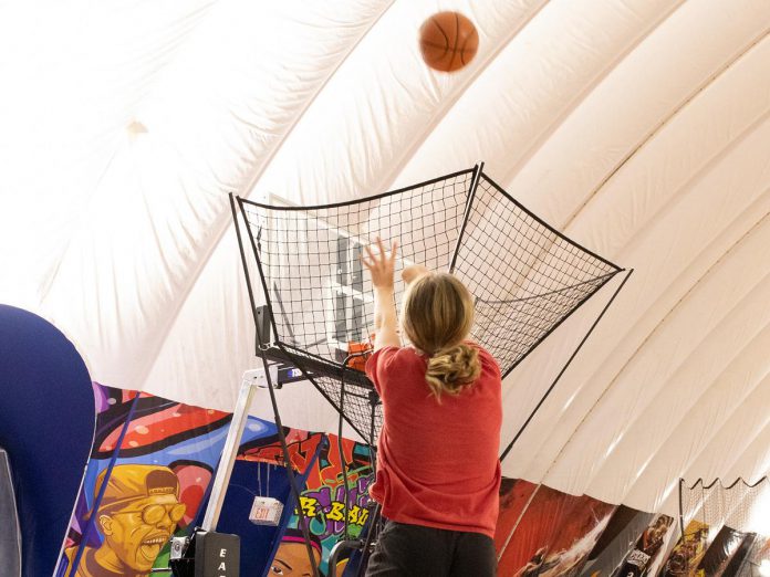 Time 2 Hoop Basketball Academy camp participants will learn the fundamentals of basketball, improve their basketball skills, and further develop their on-court athleticism in a fun yet competitive and engaging environment.  (Photo courtesy of Time 2 Hoop)