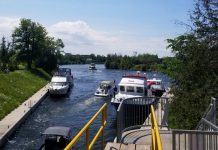 Lock 22 - Nassau Mills is one of seven locks along the Trent-Severn Waterway Parks Canada is closing on June 17, 2022 until further notice due to high water levels and flows. (Photo: Parks Canada / Twitter)