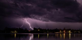 A thunderstorm over Bobcaygeon in Kawartha Lakes in May 2022. (Photo: Jay Callaghan / CalTek Design)