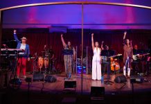 Peterborough's Beau Dixon (left) and the cast of "Freedom Cabaret: The Spirit and Legacy of Black Music" performing at the Stratford Festival in 2021. (Photo: David Hou / Stratford Festival)