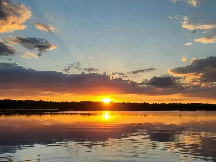 Joe Yusiw's photo of a Lakefield sunset was our top post on Instagram for June 2022. (Photo: Joe Yusiw @kawartha_joe / Instagram)