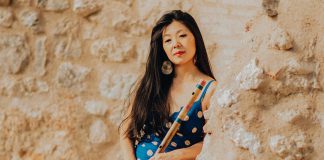 Canadian flamenco flutist Lara Wong, now living in Spain, is performing with her trio at the Gordon Best Theatre in downtown Peterborough on July 8, 2022. The Vancouver native, who performs on flute as well as bansuri (Indian bamboo flute, pictured) is the first foreigner and the first woman to ever win Spain's prestigious "Filon Minero" award for best flamenco instrumentalist. (Photo courtesy of Lara Wong)
