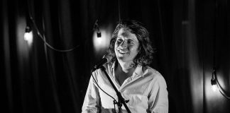 Singer-songwriter, pianist, and guitarist Devin Cuddy, son of Blue Rodeo's Jim Cuddy, performs with The Devin Cuddy Band at Jethro's Bar + Stage in downtown Peterborough on Friday, July 8. (Photo: Ross Macdonald)