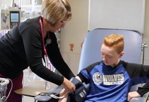 The Pediatric Oncology (POGO) Satellite Clinic was launched at Peterborough Regional Health Centre (PRHC) in 2018 in collaboration with The Hospital for Sick Children (SickKids) in Toronto. The clinic provides care closer to home for young patients and their families. (Photo: PRHC website)
